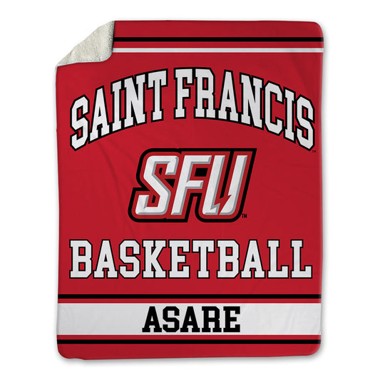St. Francis - NCAA Men's Basketball : Kofi Asare - Blanket-0
