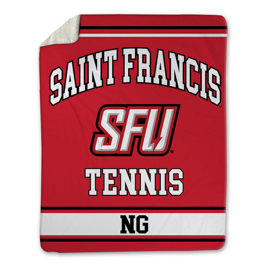 St. Francis - NCAA Men's Tennis : Jonah Ng - Blanket-0