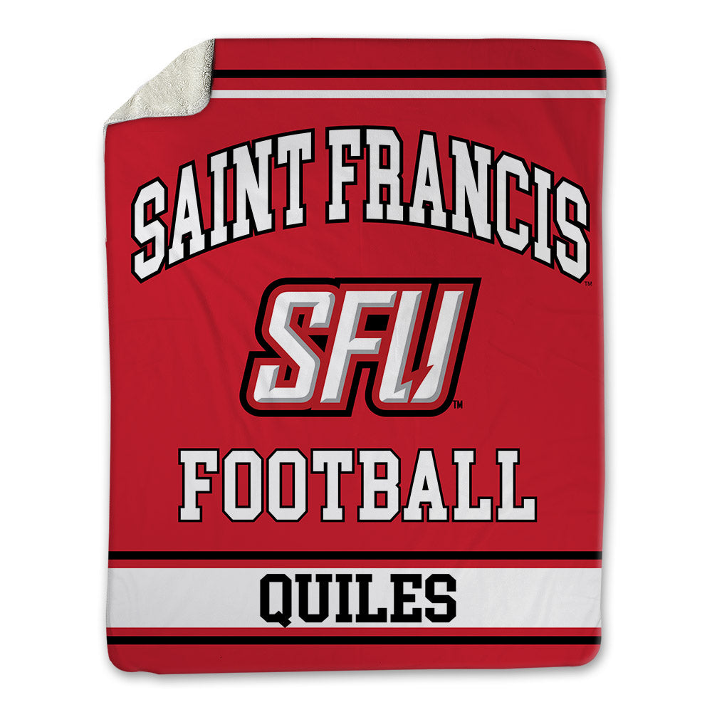 St. Francis - NCAA Football : Efrain Quiles - Blanket-0