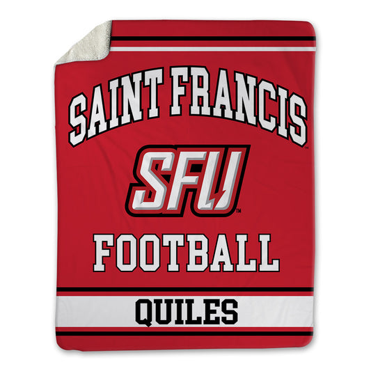 St. Francis - NCAA Football : Efrain Quiles - Blanket-0