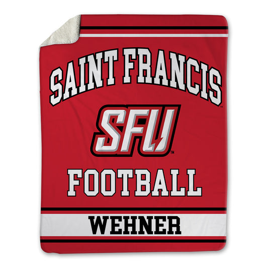 St. Francis - NCAA Football : Payton Wehner - Blanket-0