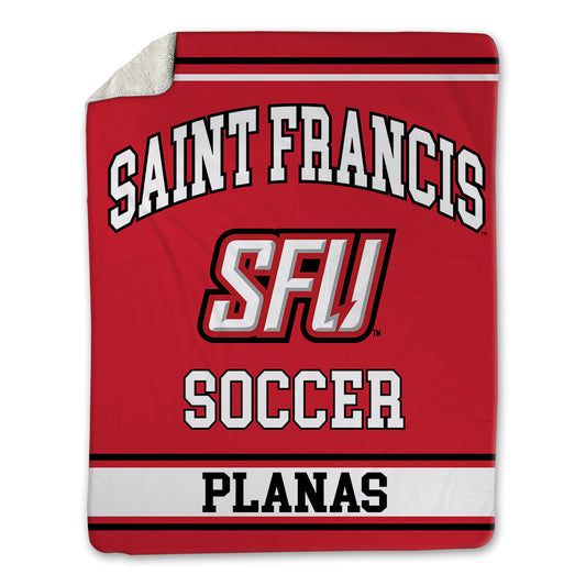 St. Francis - NCAA Men's Soccer : Alvaro Planas - Blanket-0