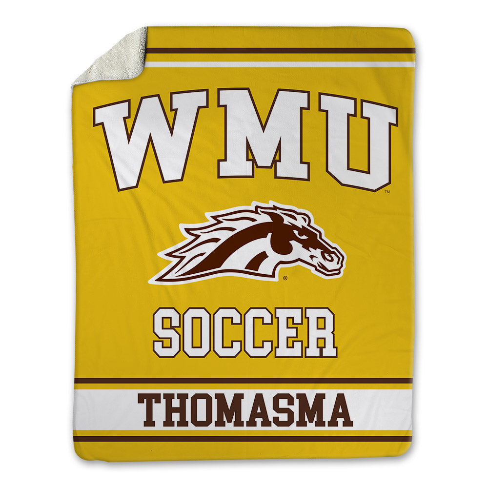 Western Michigan - NCAA Women's Soccer : Heidi Thomasma - Blanket-0