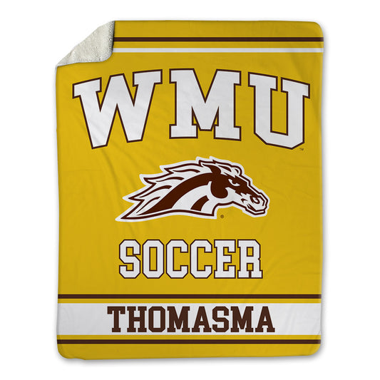 Western Michigan - NCAA Women's Soccer : Heidi Thomasma - Blanket-0