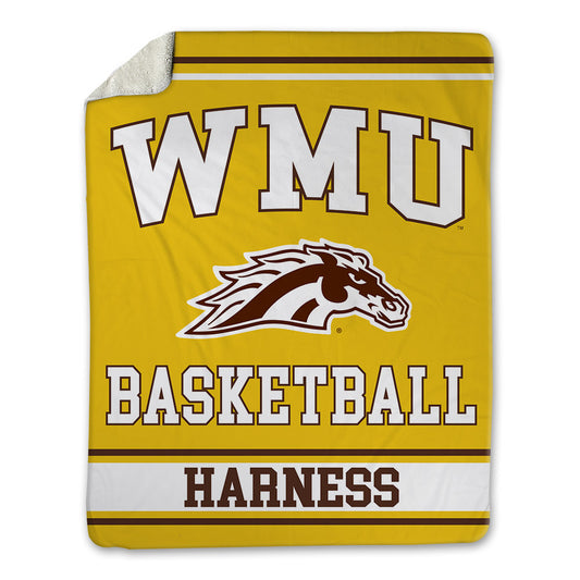 Western Michigan - NCAA Women's Basketball : Alli Harness - Blanket-0