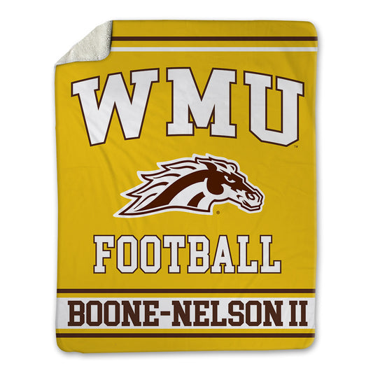 Western Michigan - NCAA Football : Keivin Boone-Nelson II - Blanket-0