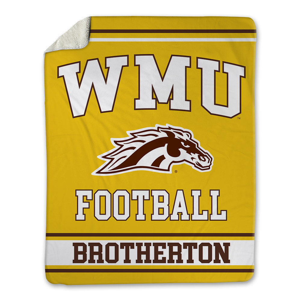Western Michigan - NCAA Football : Ryan Brotherton - Blanket-0