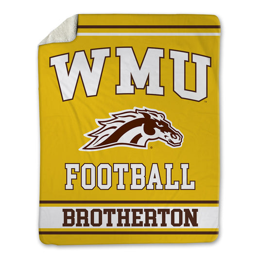 Western Michigan - NCAA Football : Ryan Brotherton - Blanket-0