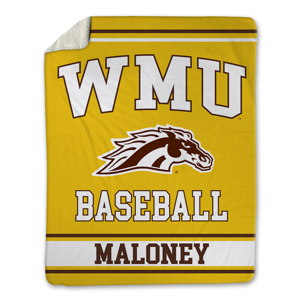 Western Michigan - NCAA Baseball : Michael Maloney - Blanket-0