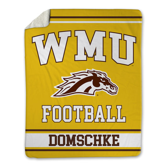 Western Michigan - NCAA Football : Palmer Domschke - Blanket-0