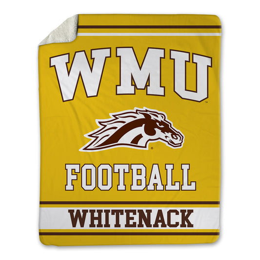 Western Michigan - NCAA Football : Hunter Whitenack - Blanket-0