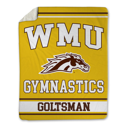 Western Michigan - NCAA Women's Gymnastics : Estee Goltsman - Blanket-0