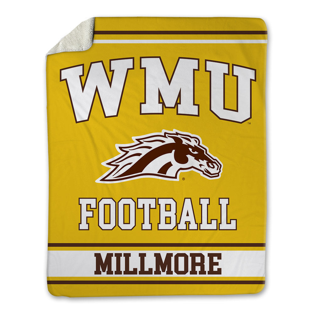 Western Michigan - NCAA Football : Ryan Millmore - Blanket-0