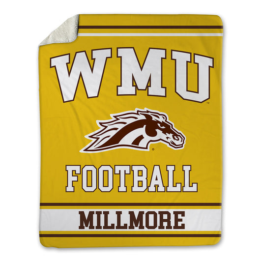 Western Michigan - NCAA Football : Ryan Millmore - Blanket-0