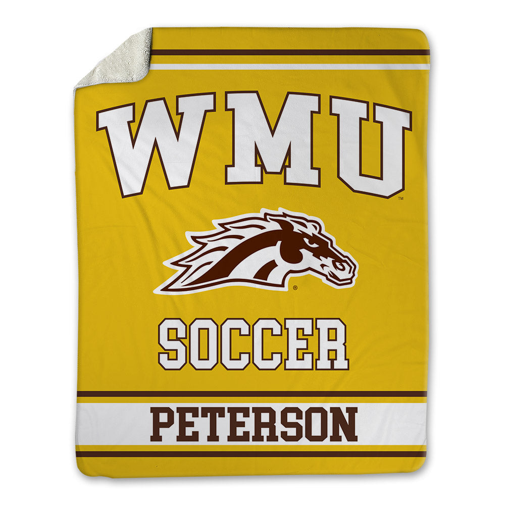 Western Michigan - NCAA Women's Soccer : Laney Peterson - Blanket-0