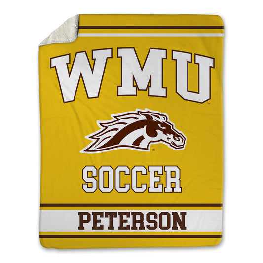 Western Michigan - NCAA Women's Soccer : Laney Peterson - Blanket-0