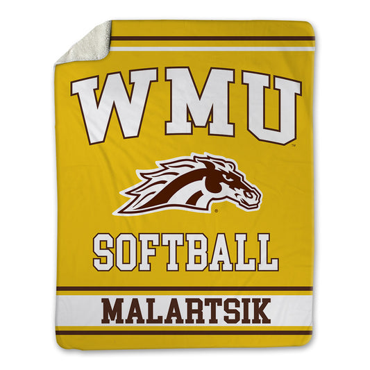 Western Michigan - NCAA Softball : Megan Malartsik - Blanket-0