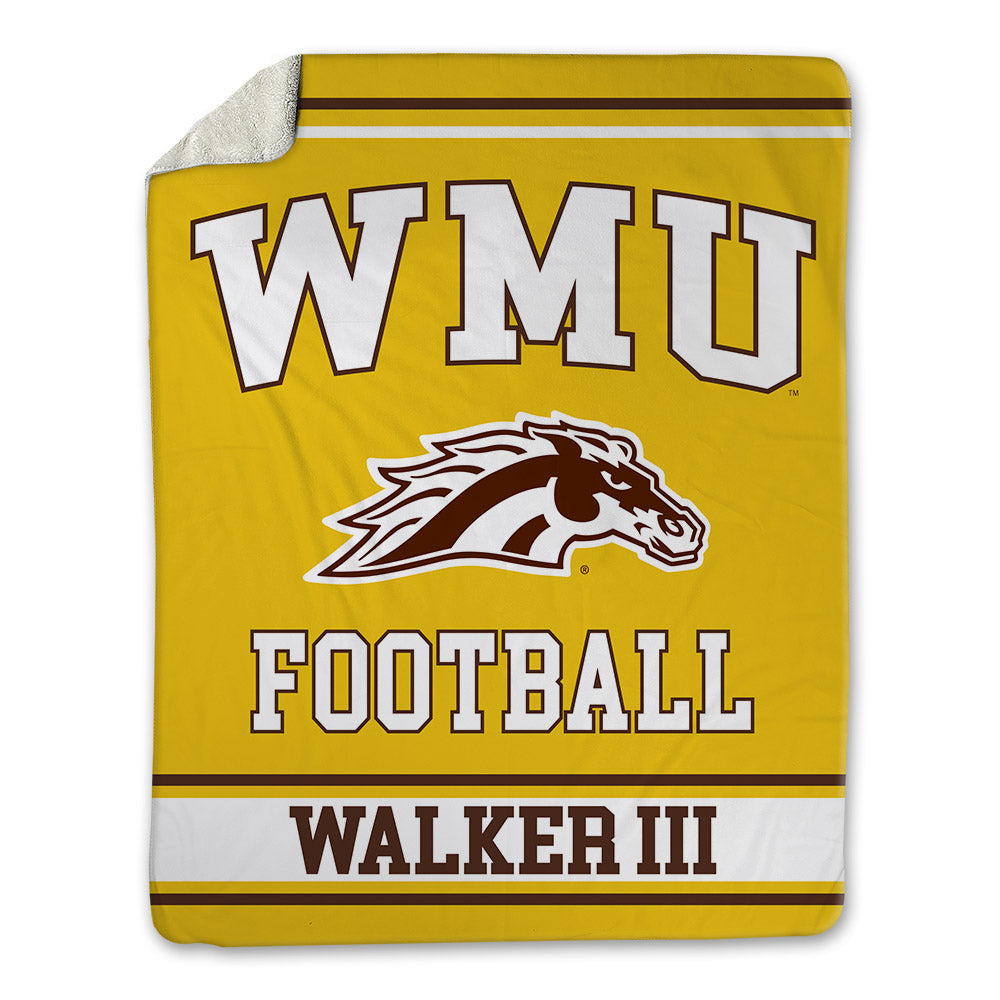 Western Michigan - NCAA Football : Versie Walker III - Blanket-0