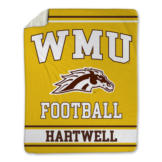 Western Michigan - NCAA Football : Tre' Hartwell - Blanket-0