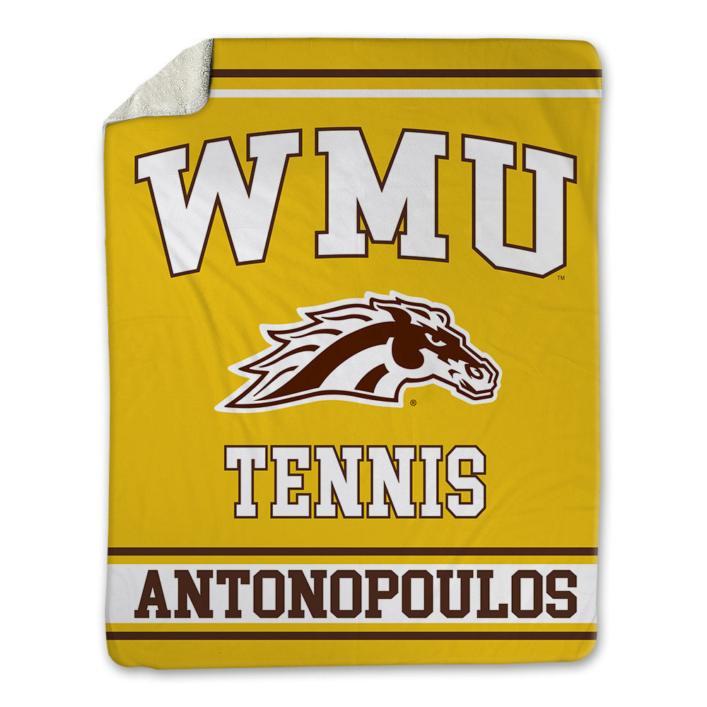 Western Michigan - NCAA Men's Tennis : Alex Antonopoulos - Blanket-0