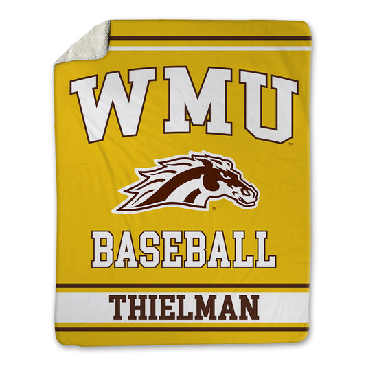 Western Michigan - NCAA Baseball : Avery Thielman - Blanket-0