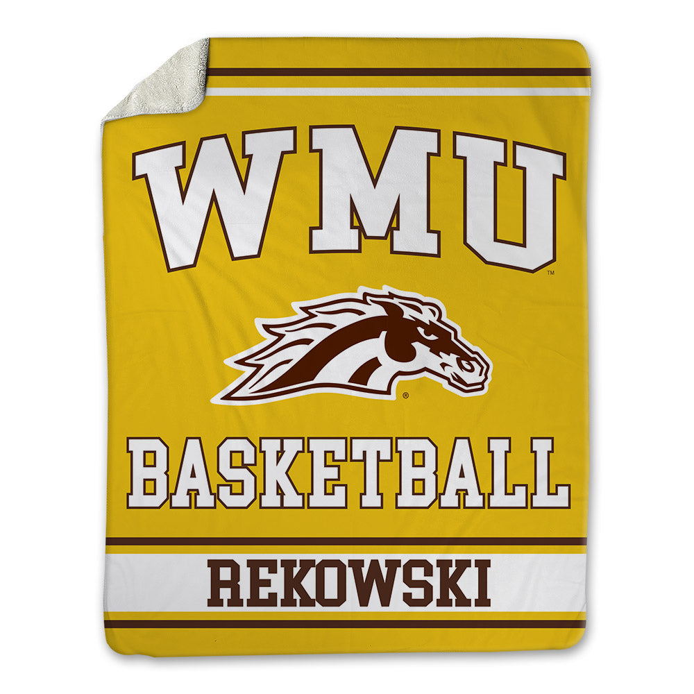 Western Michigan - NCAA Women's Basketball : Sarah Rekowski - Blanket-0