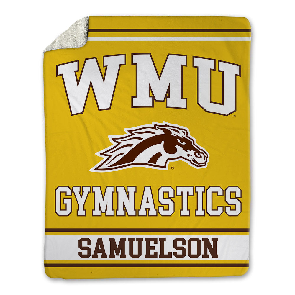 Western Michigan - NCAA Women's Gymnastics : Reese Samuelson - Blanket-0