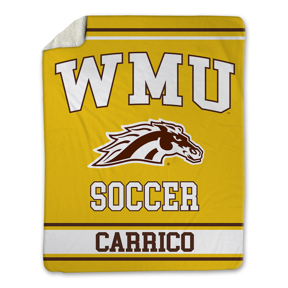 Western Michigan - NCAA Women's Soccer : Kate Carrico - Blanket-0