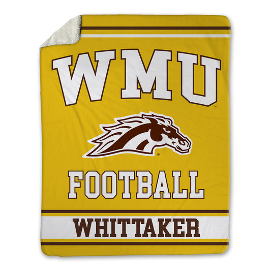 Western Michigan - NCAA Football : Jalen Whittaker - Blanket-0