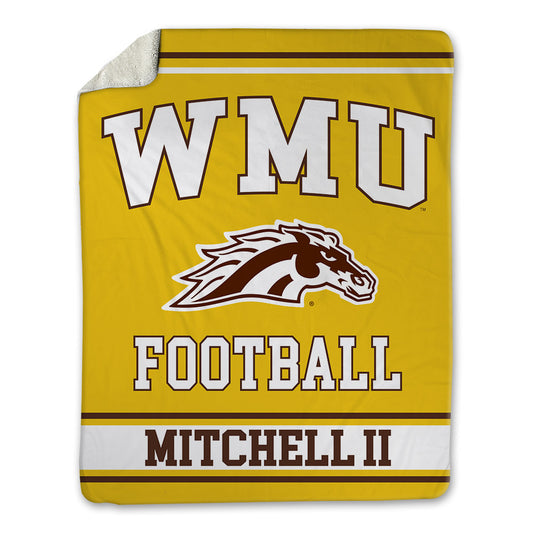 Western Michigan - NCAA Football : Jason Mitchell II - Blanket-0