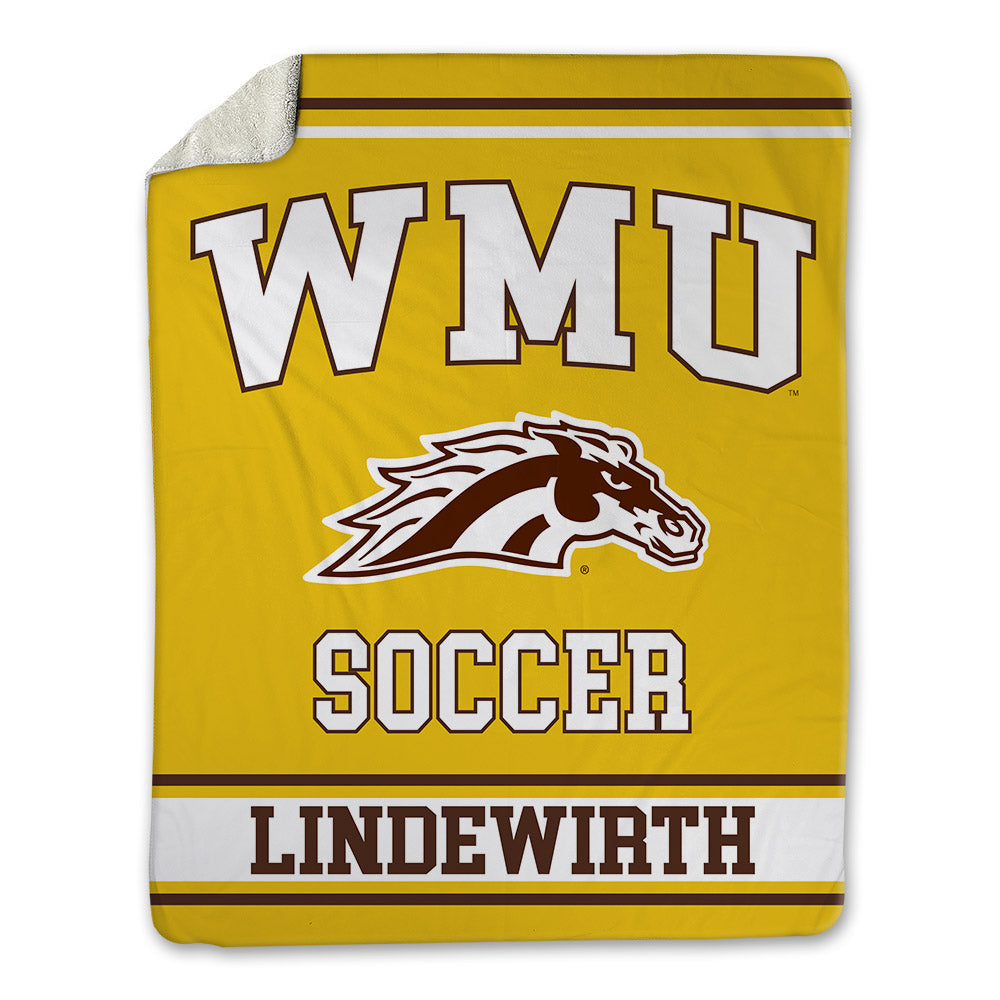 Western Michigan - NCAA Men's Soccer : Alex Lindewirth - Blanket-0