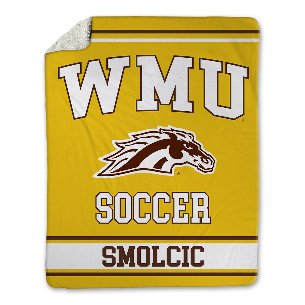 Western Michigan - NCAA Men's Soccer : Adam Smolcic - Blanket-0