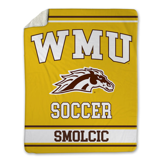 Western Michigan - NCAA Men's Soccer : Adam Smolcic - Blanket-0