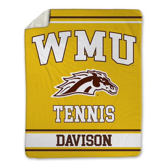 Western Michigan - NCAA Men's Tennis : Jack Davison - Blanket-0