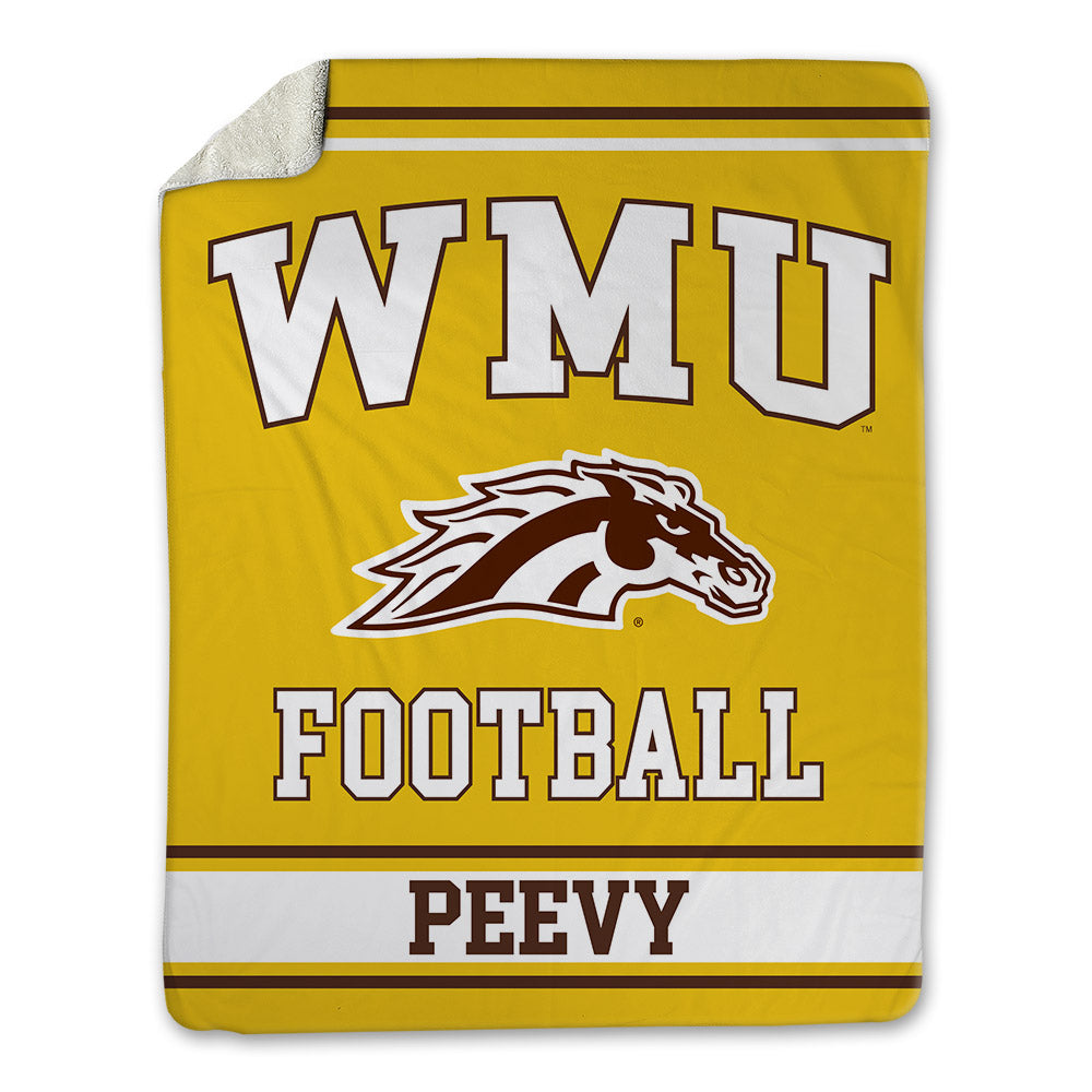 Western Michigan - NCAA Football : Braden Peevy - Blanket-0