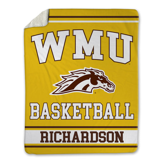 Western Michigan - NCAA Women's Basketball : DeAhna Richardson - Blanket-0
