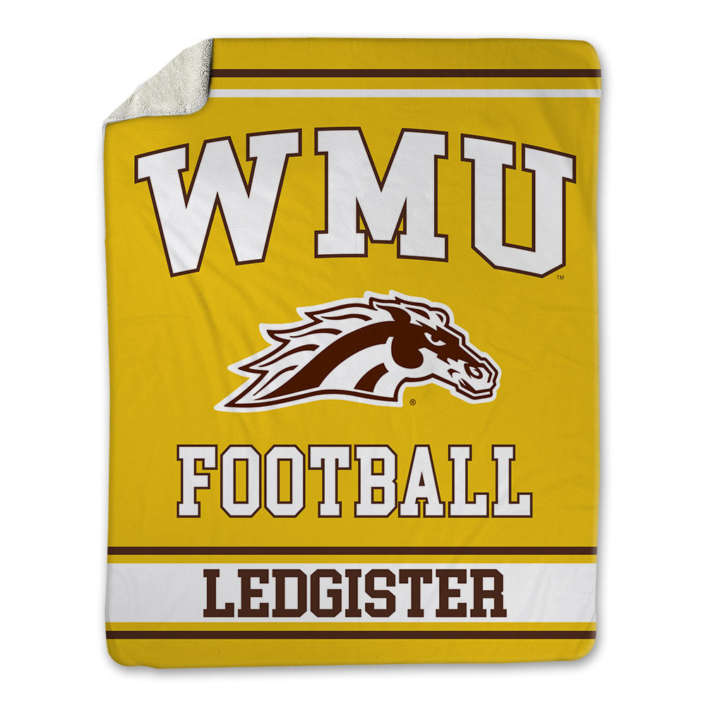 Western Michigan - NCAA Football : Fitzroy Ledgister - Blanket-0