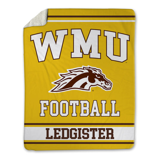 Western Michigan - NCAA Football : Fitzroy Ledgister - Blanket-0