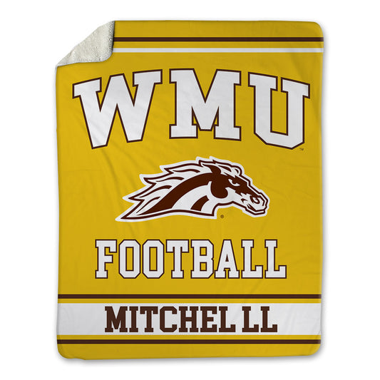 Western Michigan - NCAA Football : Jason Mitchel ll - Blanket-0