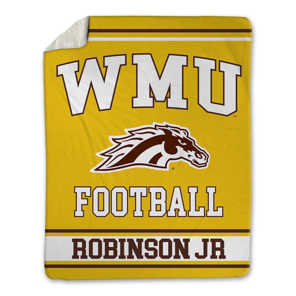 Western Michigan - NCAA Football : DeShawn Robinson Jr - Blanket-0