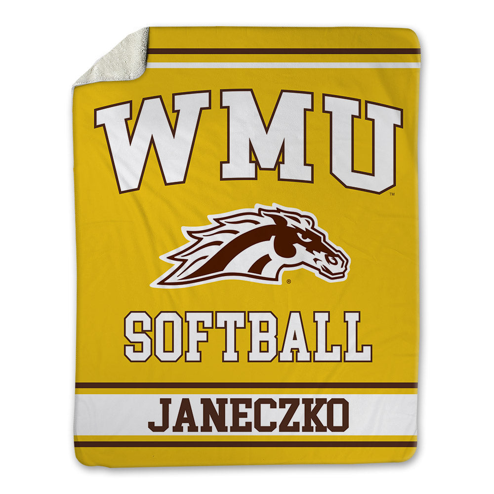 Western Michigan - NCAA Softball : Liliana Janeczko - Blanket-0