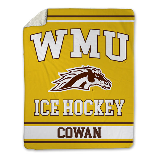 Western Michigan - NCAA Men's Ice Hockey : Bobby Cowan - Blanket-0