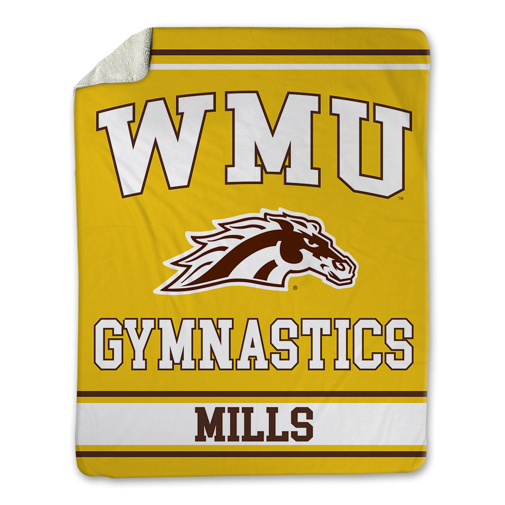 Western Michigan - NCAA Women's Gymnastics : Tricia Mills - Blanket-0