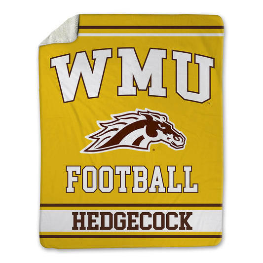 Western Michigan - NCAA Football : Cameron Hedgecock - Blanket-0