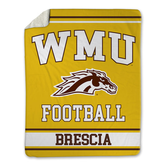 Western Michigan - NCAA Football : Michael Brescia - Blanket-0