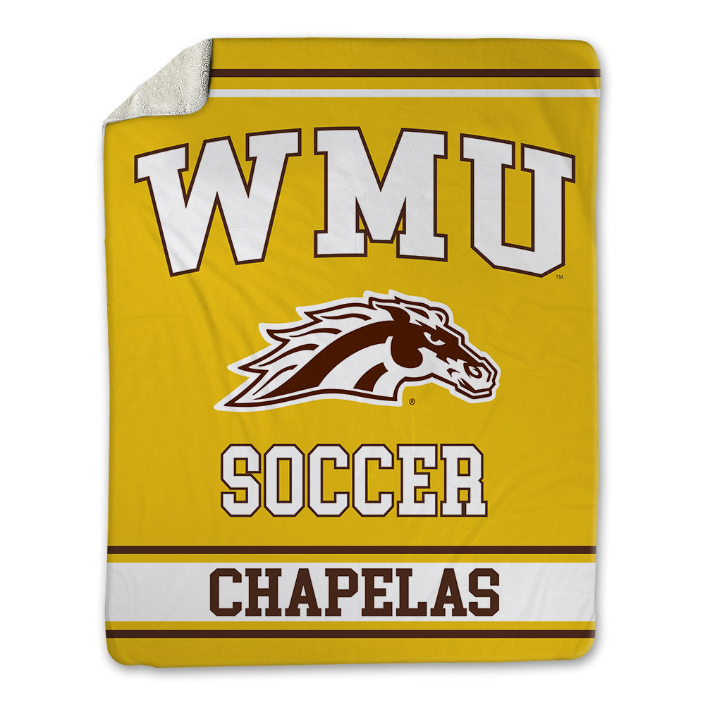 Western Michigan - NCAA Men's Soccer : Duarte Chapelas - Blanket-0