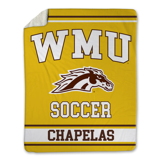 Western Michigan - NCAA Men's Soccer : Duarte Chapelas - Blanket-0