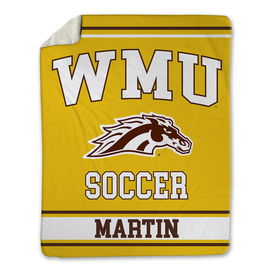 Western Michigan - NCAA Women's Soccer : Drew Martin - Blanket-0