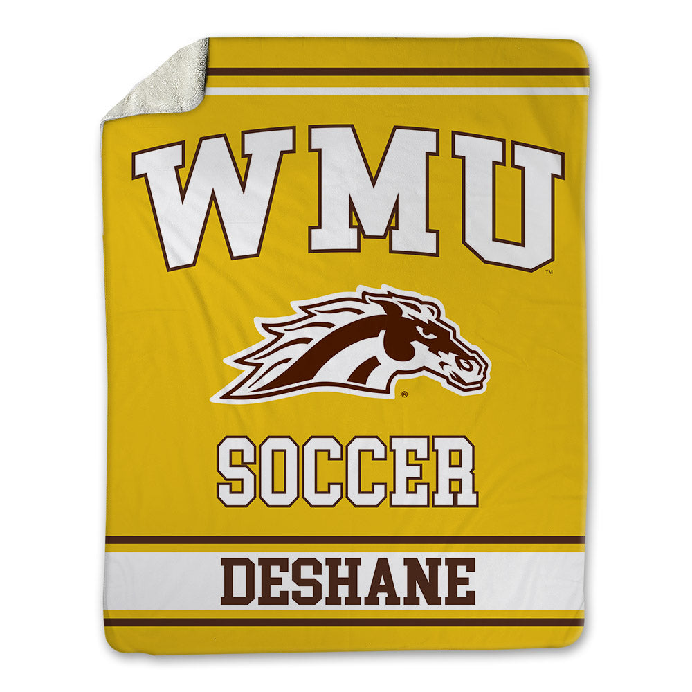 Western Michigan - NCAA Women's Soccer : Taryn DeShane - Blanket-0