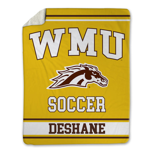 Western Michigan - NCAA Women's Soccer : Taryn DeShane - Blanket-0